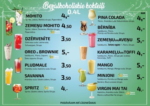 Ņammīgie kokteilīši un smūtiji